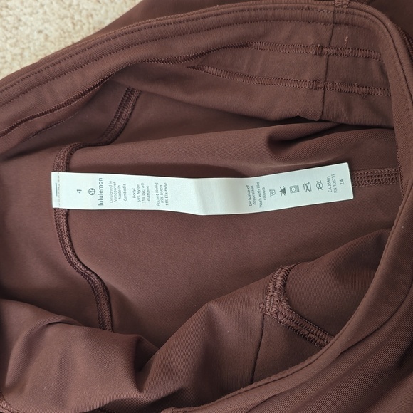 Lululemon Swift Speed High-Rise Crop 21"Brown Earth - Picture 3 of 4